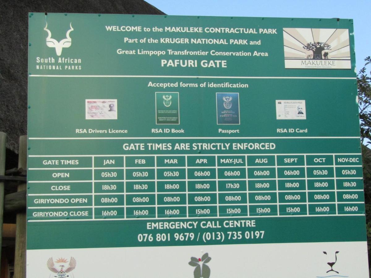 Pafuri Gate Guesthouse Mabalingwe Game Reserve Exterior foto